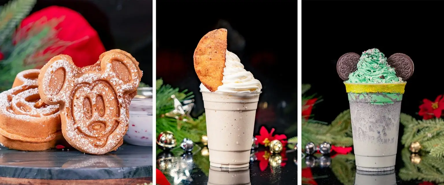 2024 Disney Eats Dlr Holiday Foodie Guide Collage DCA Schmoozies 1536x642 1