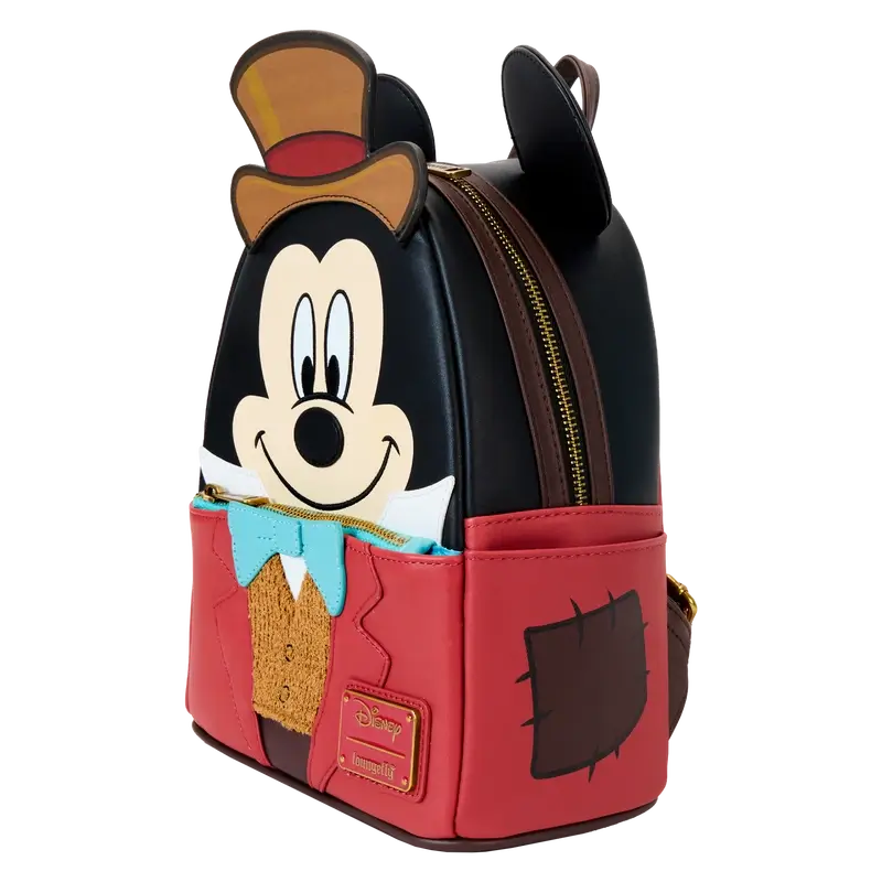 Limited Edition Mickey Mouse Christmas Carol Bob Cratchit Cosplay Mini Backpack Hi Res 1
