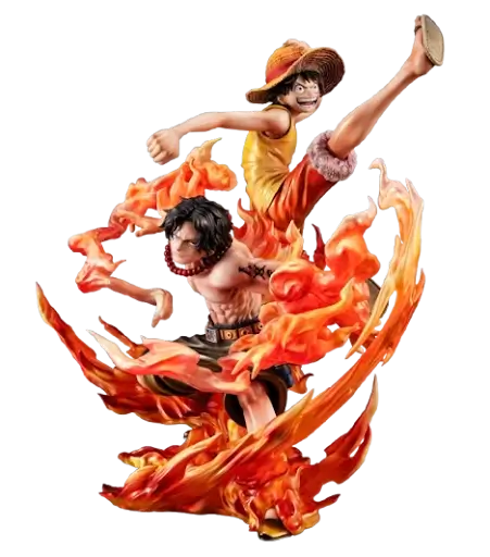 One Piece - Luffy & Ace Portrait.Of.Pirates NEO-MAXIMUM Figure Set (Bond Between Brothers 20th LIMITED Ver.)