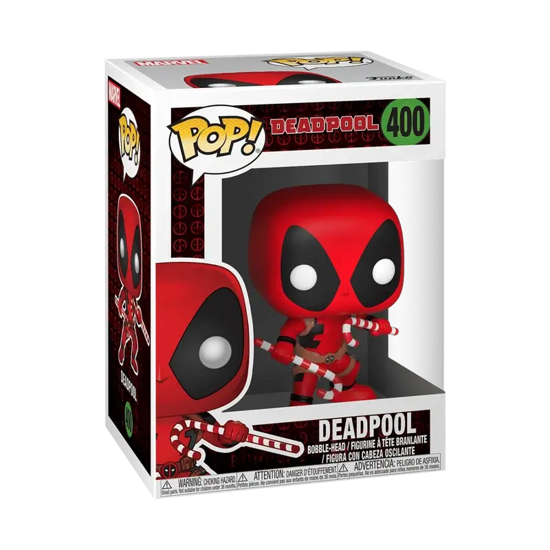 Holiday Deadpool Marvel Pop!, $12
