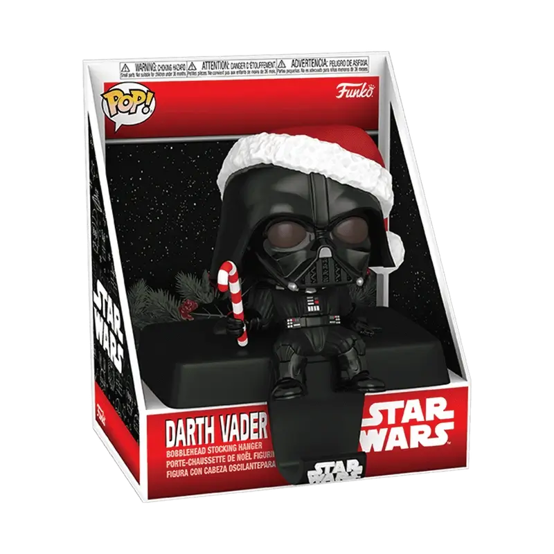 Pop Stocking Hanger Darth Vader With Candy Cane Hi Res 1
