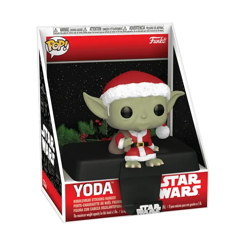 Pop Stocking Hanger Yoda In Santa Outfit Hi Res 1