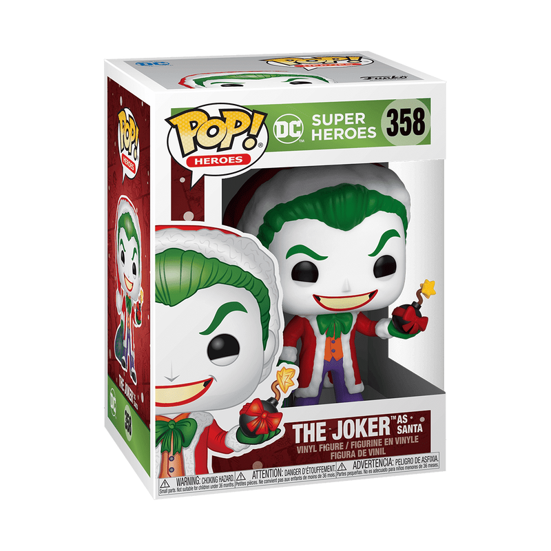 The Joker as Santa DC Comics Funko Pop!, $12