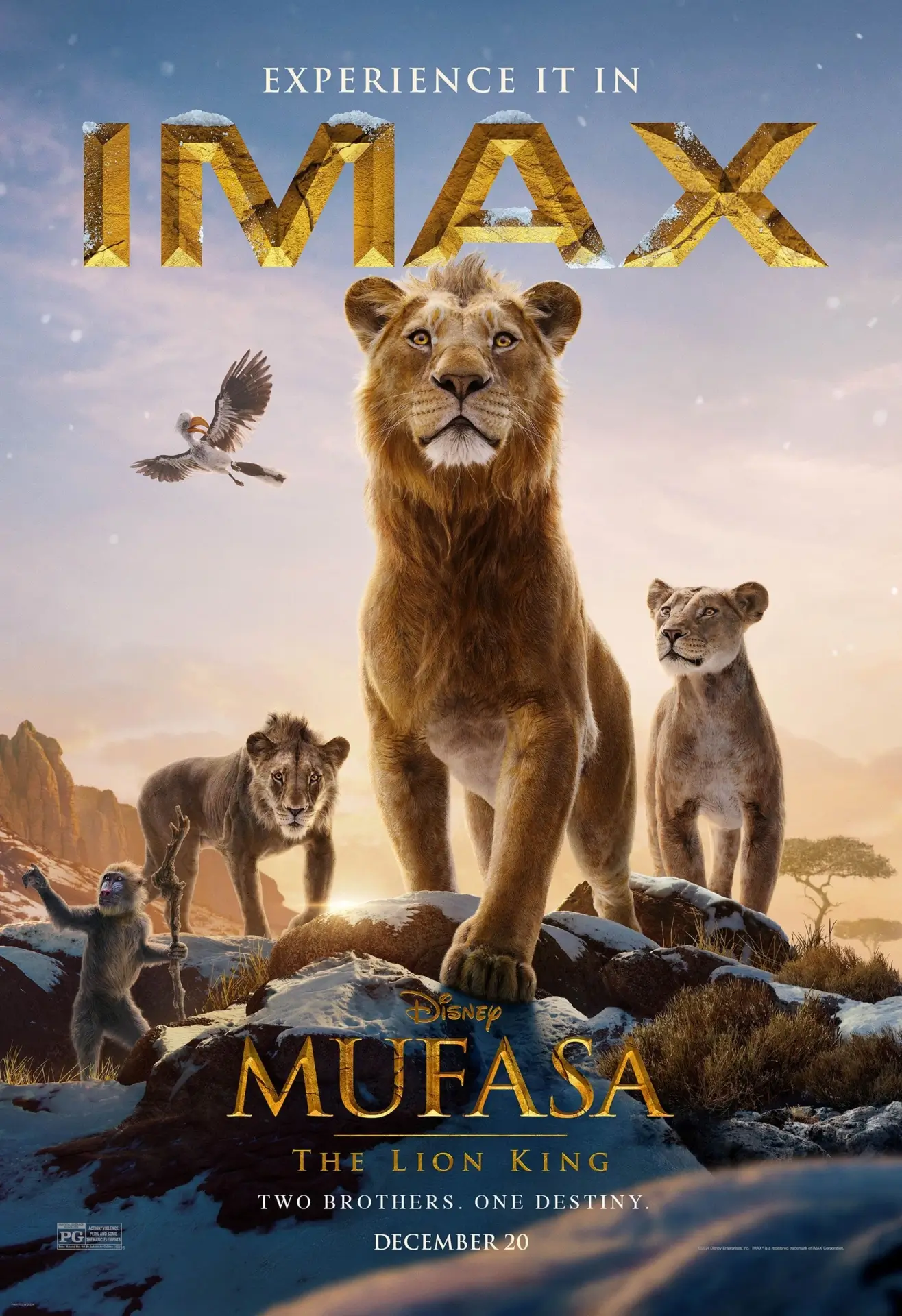 MUFASA 48x70 IMAX SupplOversize V7 Lg