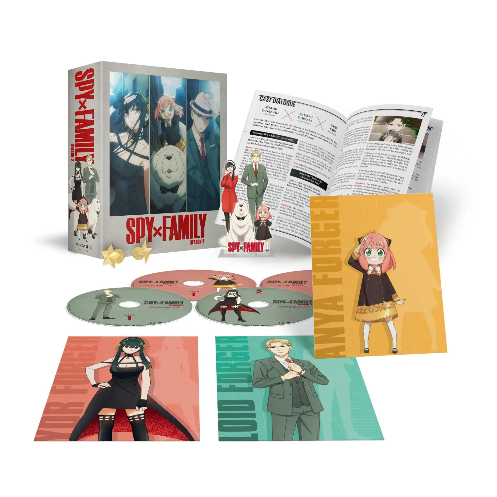 SPY x FAMILY Season 2 - Limited Edition – Blu-ray/DVD Combo spread