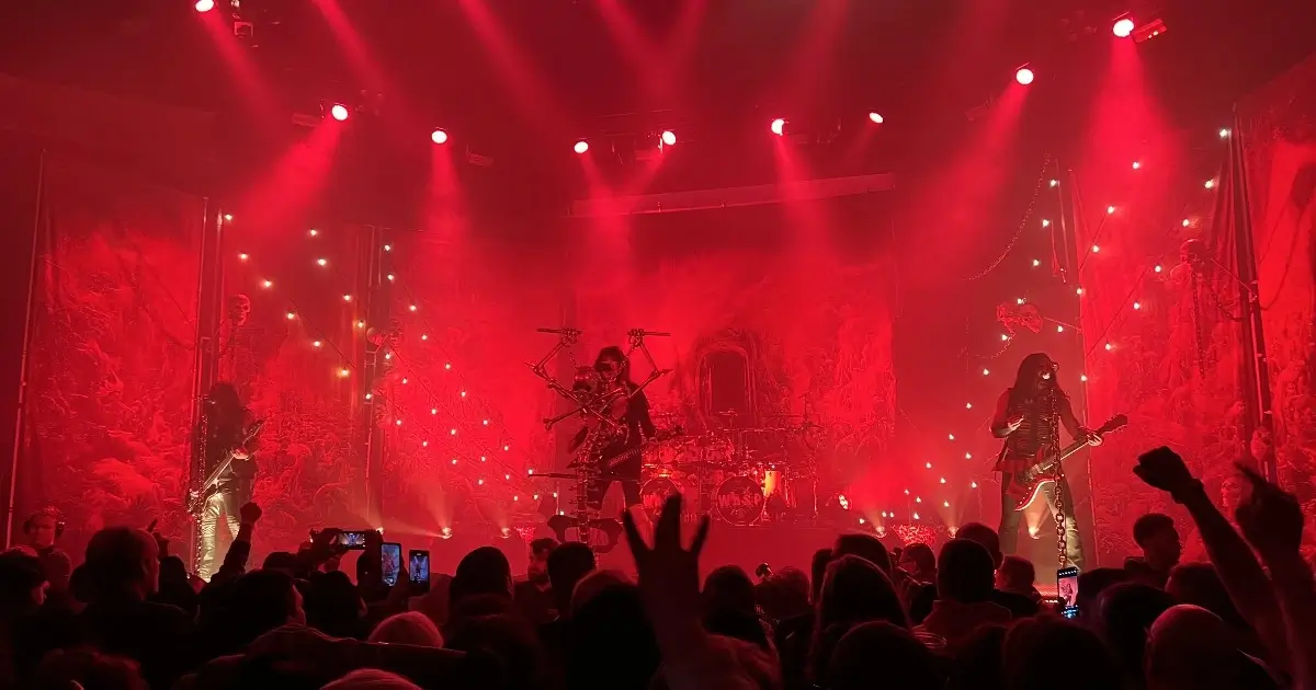 W.A.S.P. on stage at the Hollywood Palladium on the Album One Alive Tour 2024.