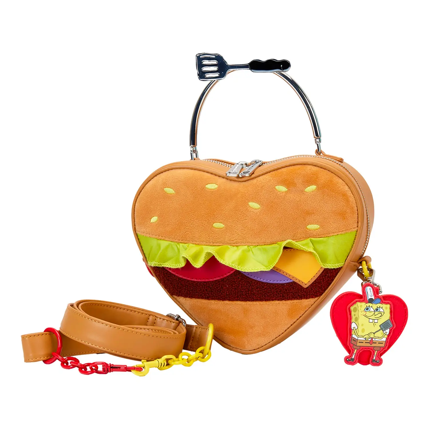 NICTB0031 LFNICKELODEONSPONGEBOBCRABBYPATTYPLUSHCROSSBODY 0404 HiRes