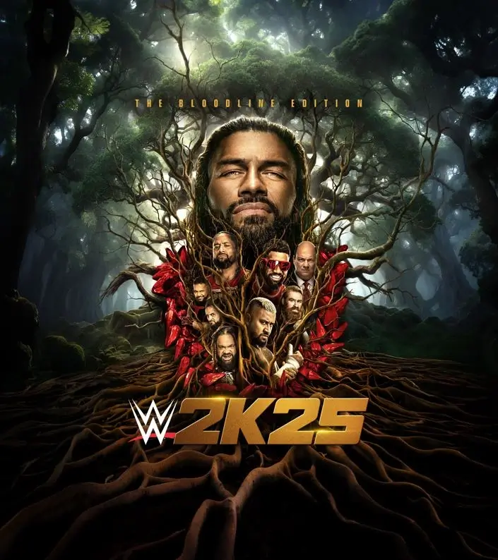 WWE 2K25 Bloodline Edition Key Art