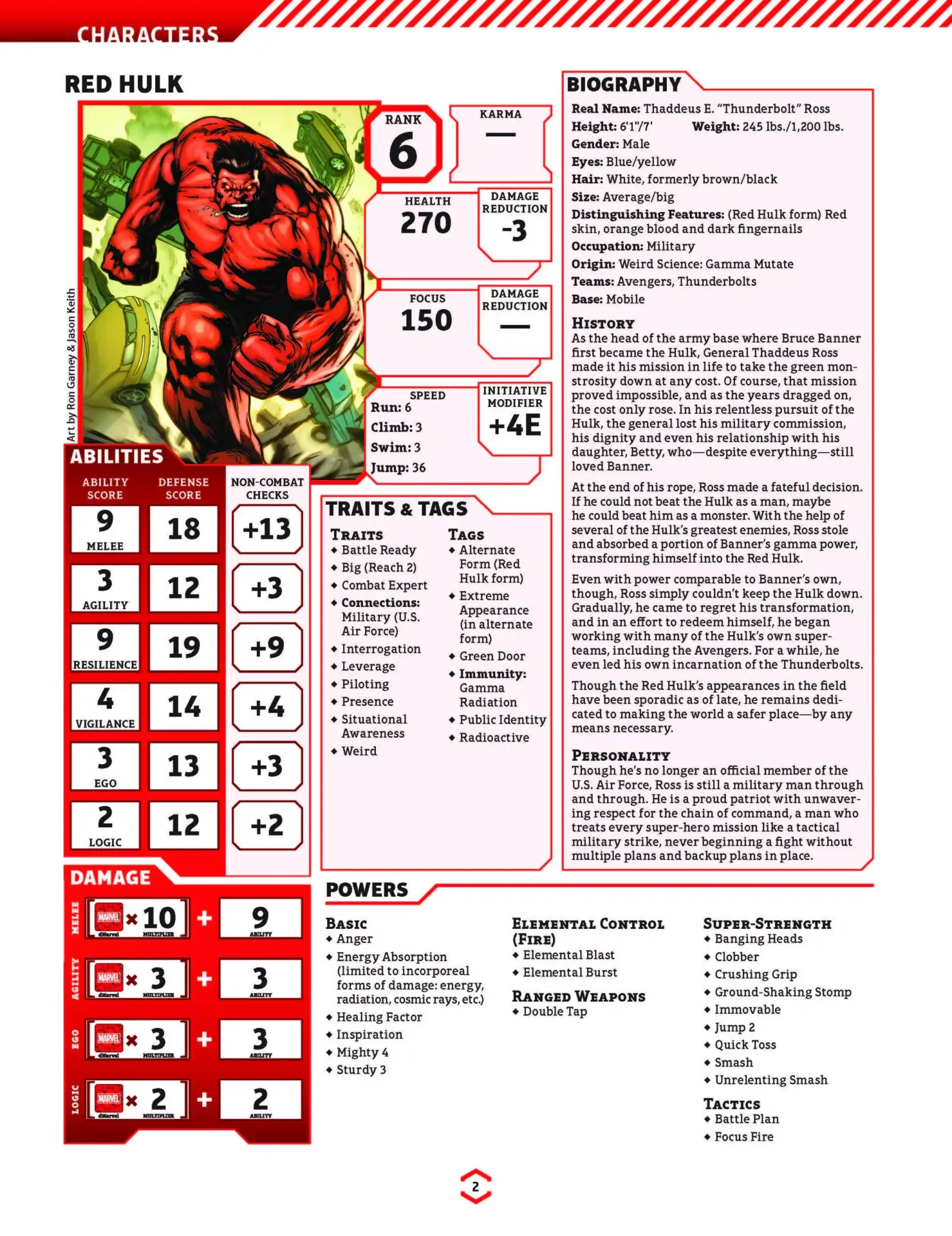 MARRPGAVHC RedHulk Preview