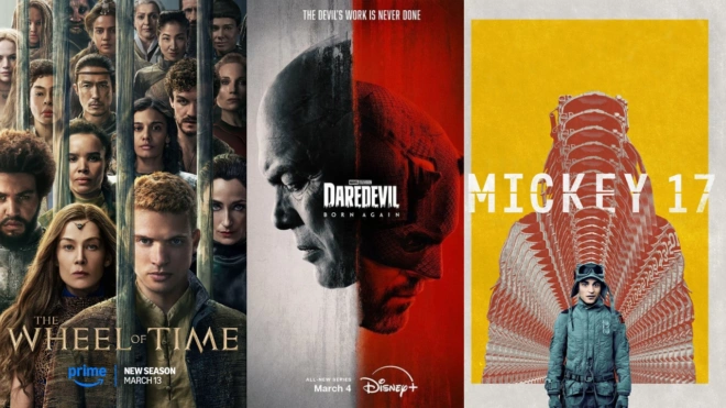 Wheel of Time_Daredevil Born Again_Mickey 17