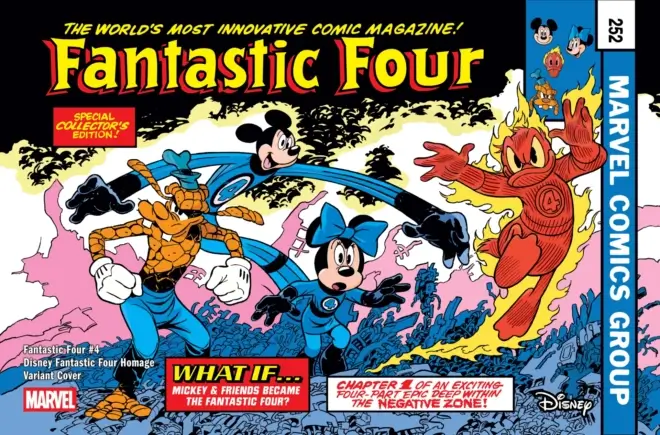 Mickey & Friends Become The Fantastic Four