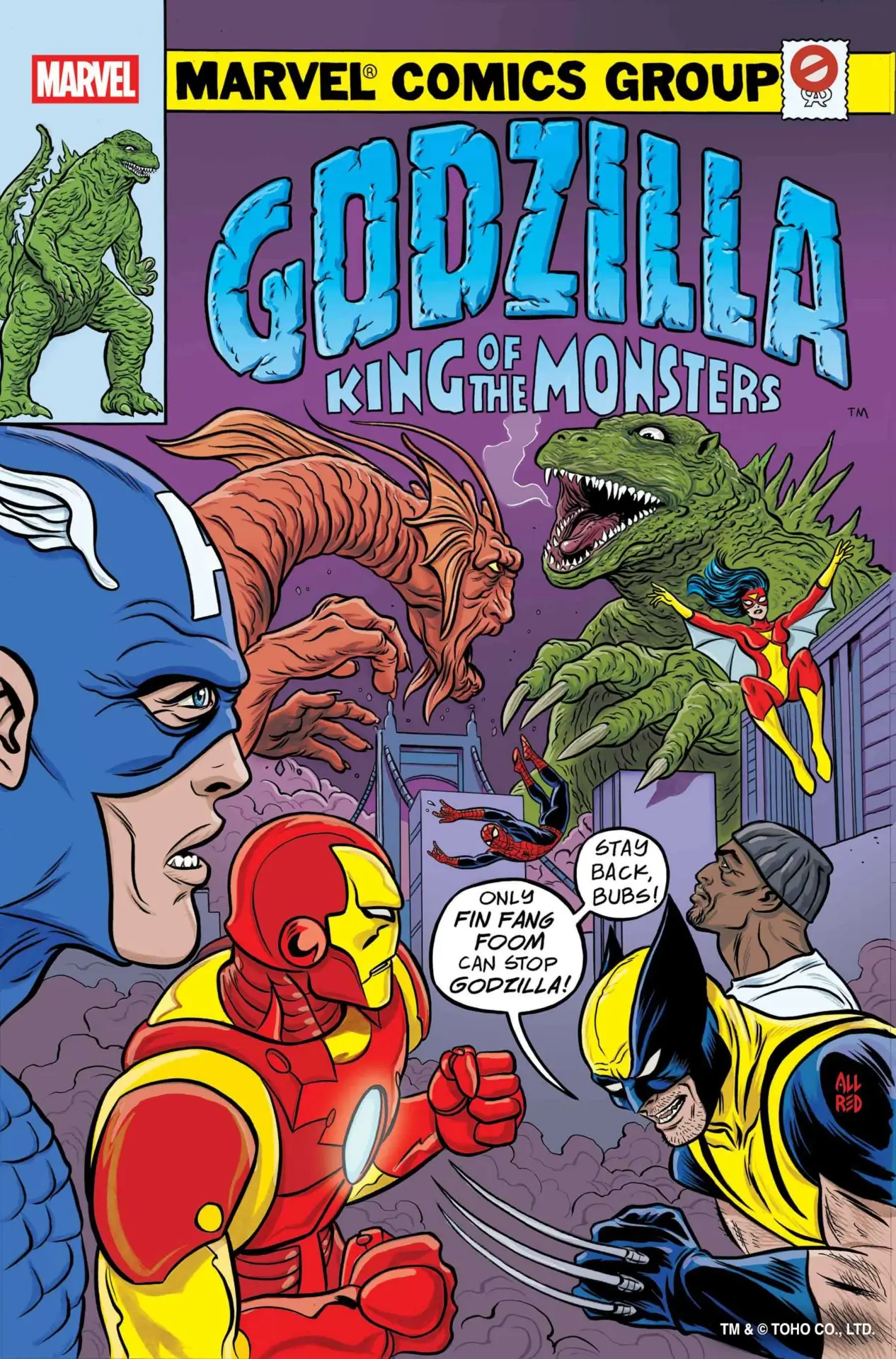 GODZILLAVSAVENGERS2025001 Allred KingofMonsters
