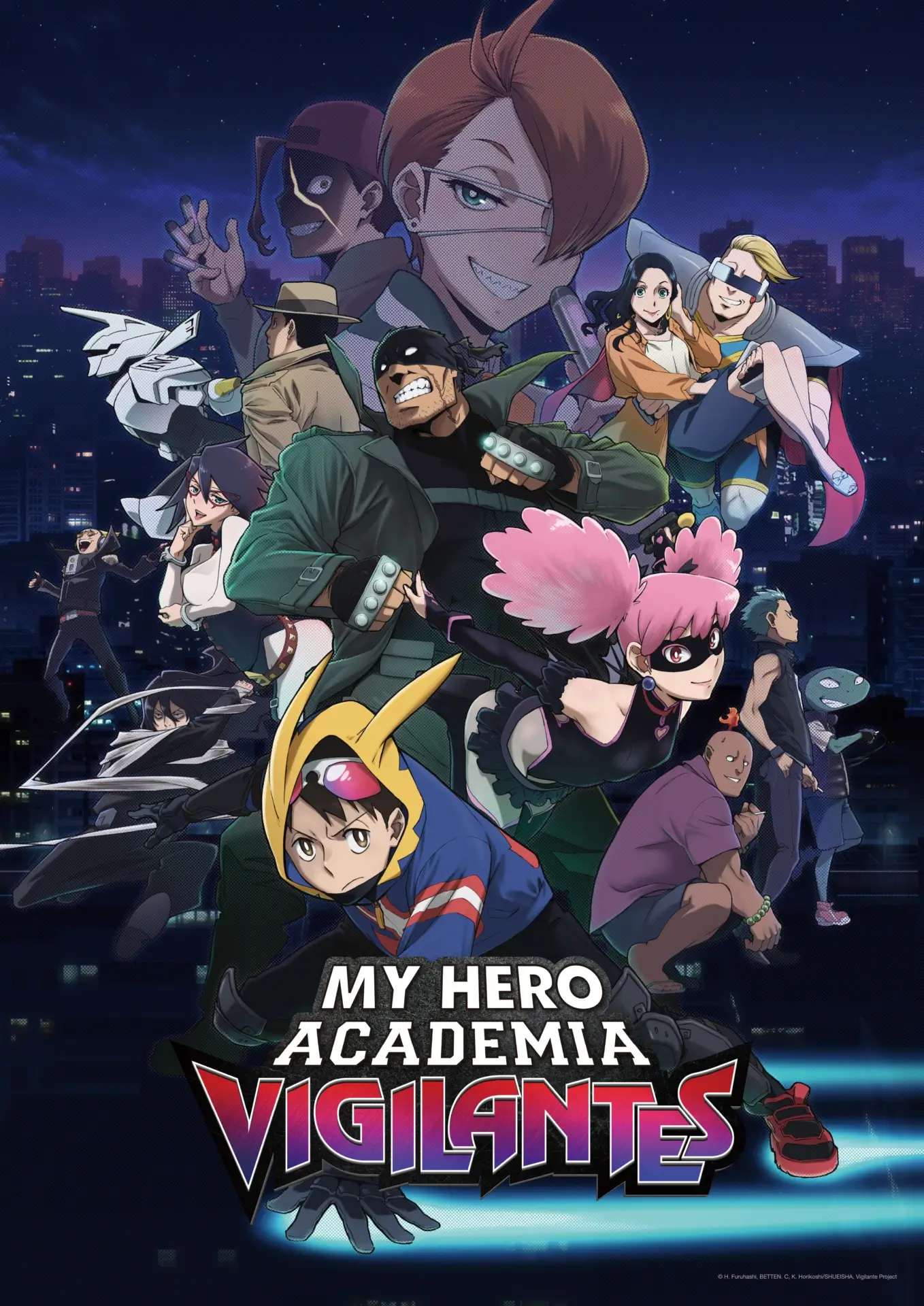 My Hero Academia: Vigilantes NA key art