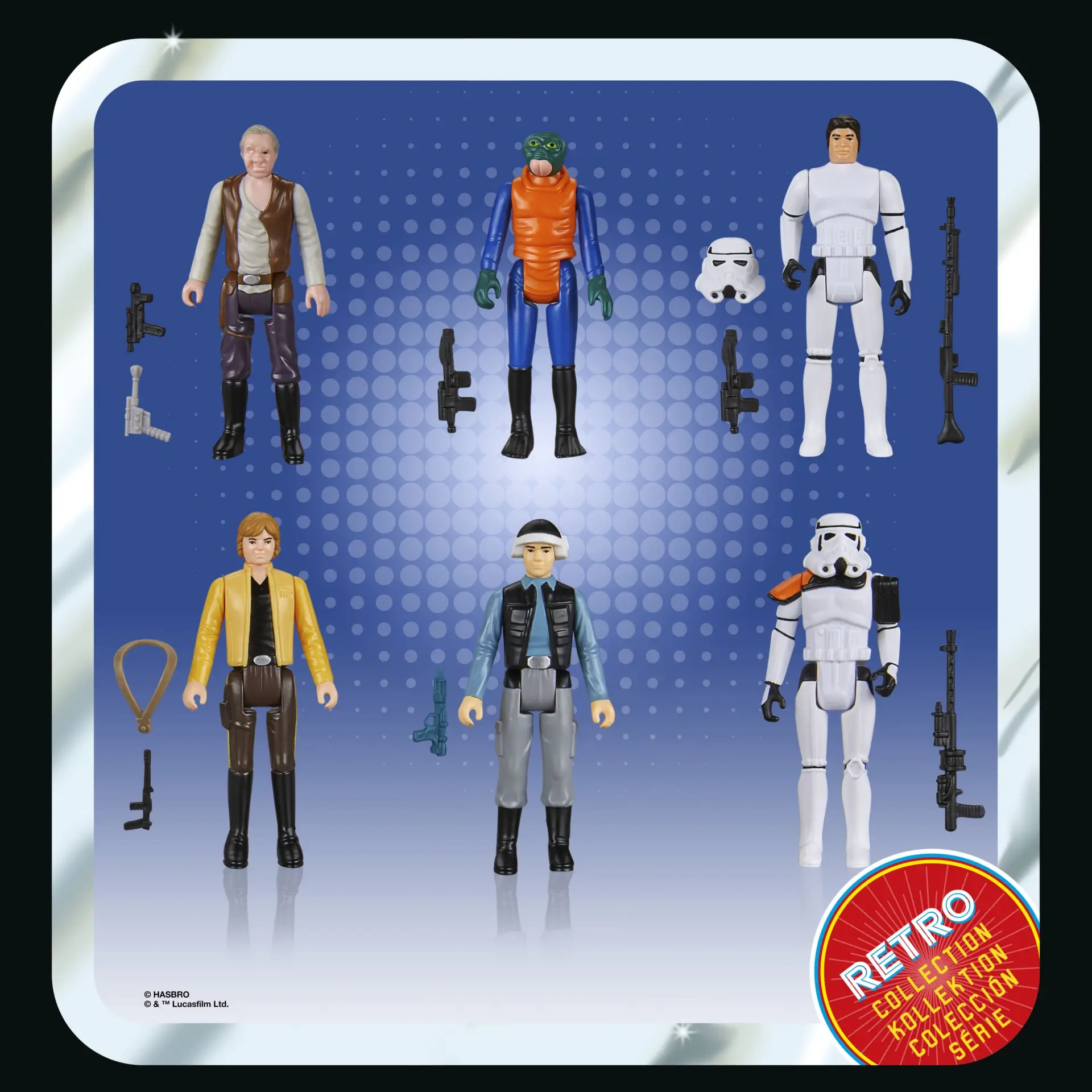 STAR WARS RETRO COLLECTION STAR WARS A NEW HOPE FIGURE MULTIPACK 4
