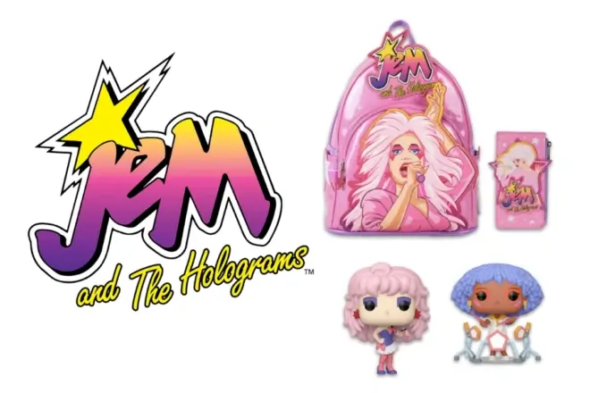 Jem and the Holograms Loungefly and Funko Collection