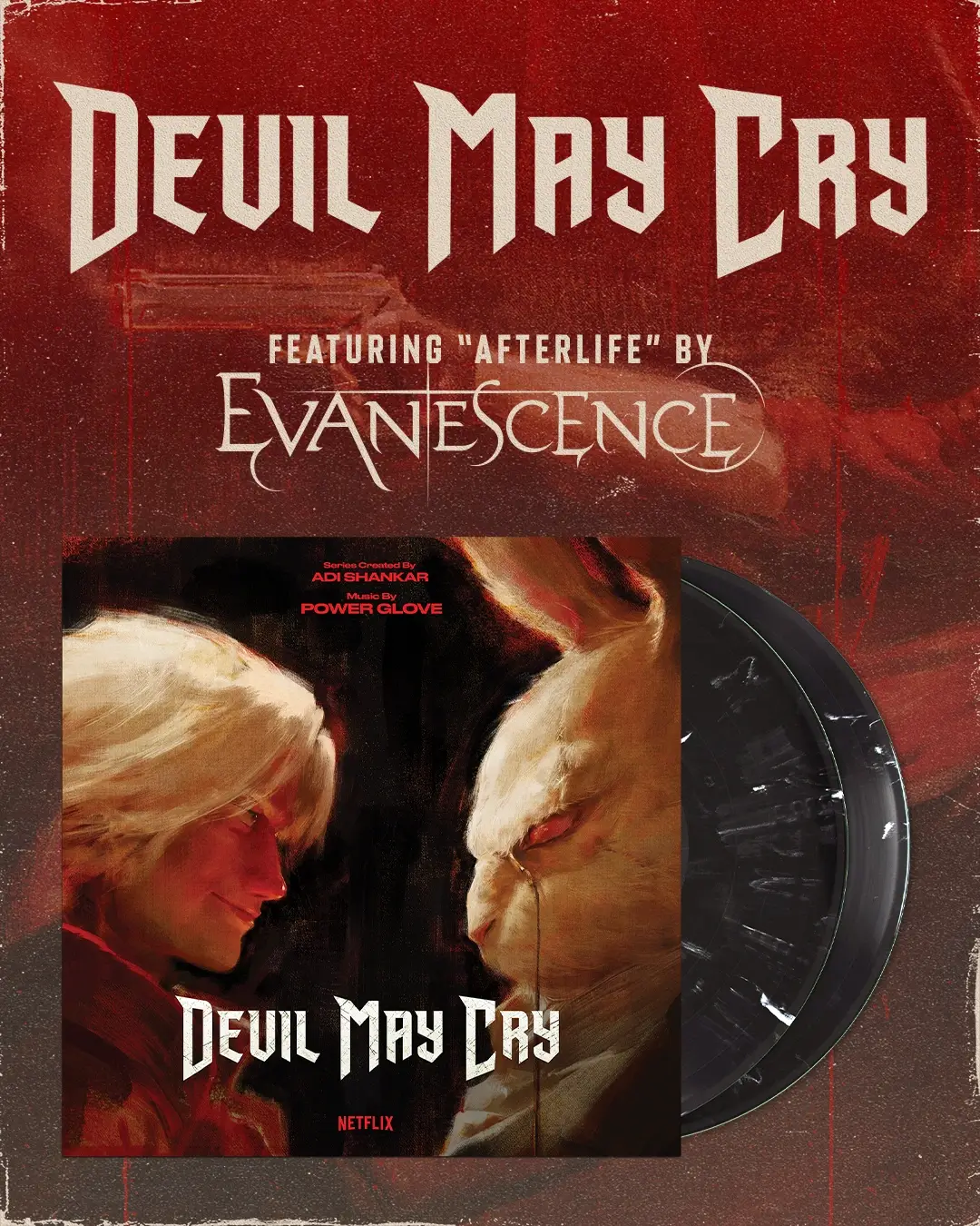 DEVIL MAY CRY - Soundtrack to the Netflix Series 2xLP social announce