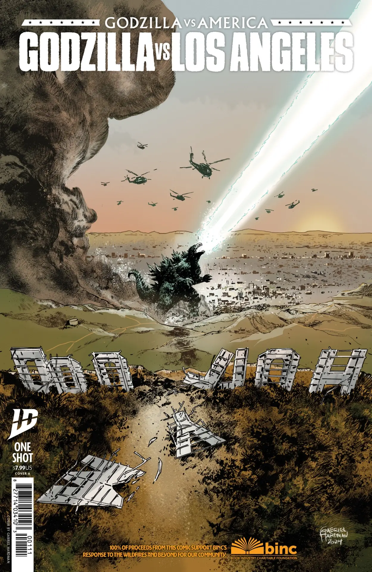 GODZILLA VS AMERICA LOS ANGELES Cover A 1