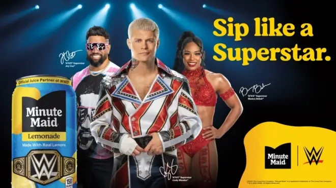 Minute Maid Has Been Named The Official Juice Partner Of WWE