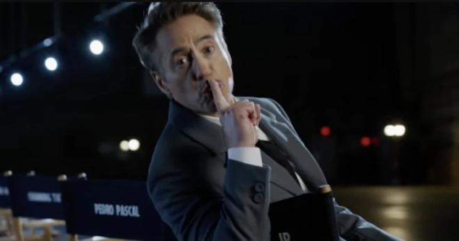 Robert Downey Jr. in Avengers: Doomsday reveal video.