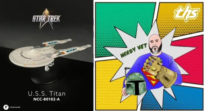 Fanhome: Star Trek: Picard U.S.S. Titan Diecast Starship [A Nerdy Vet Unboxing]