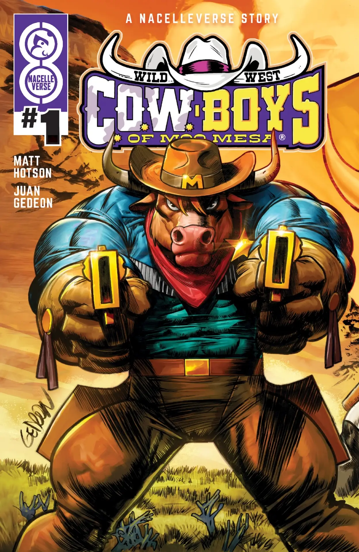 Get Ready To Saddle Up With The Wild West C.O.W.-Boys Of Moo Mesa Comic Book Series