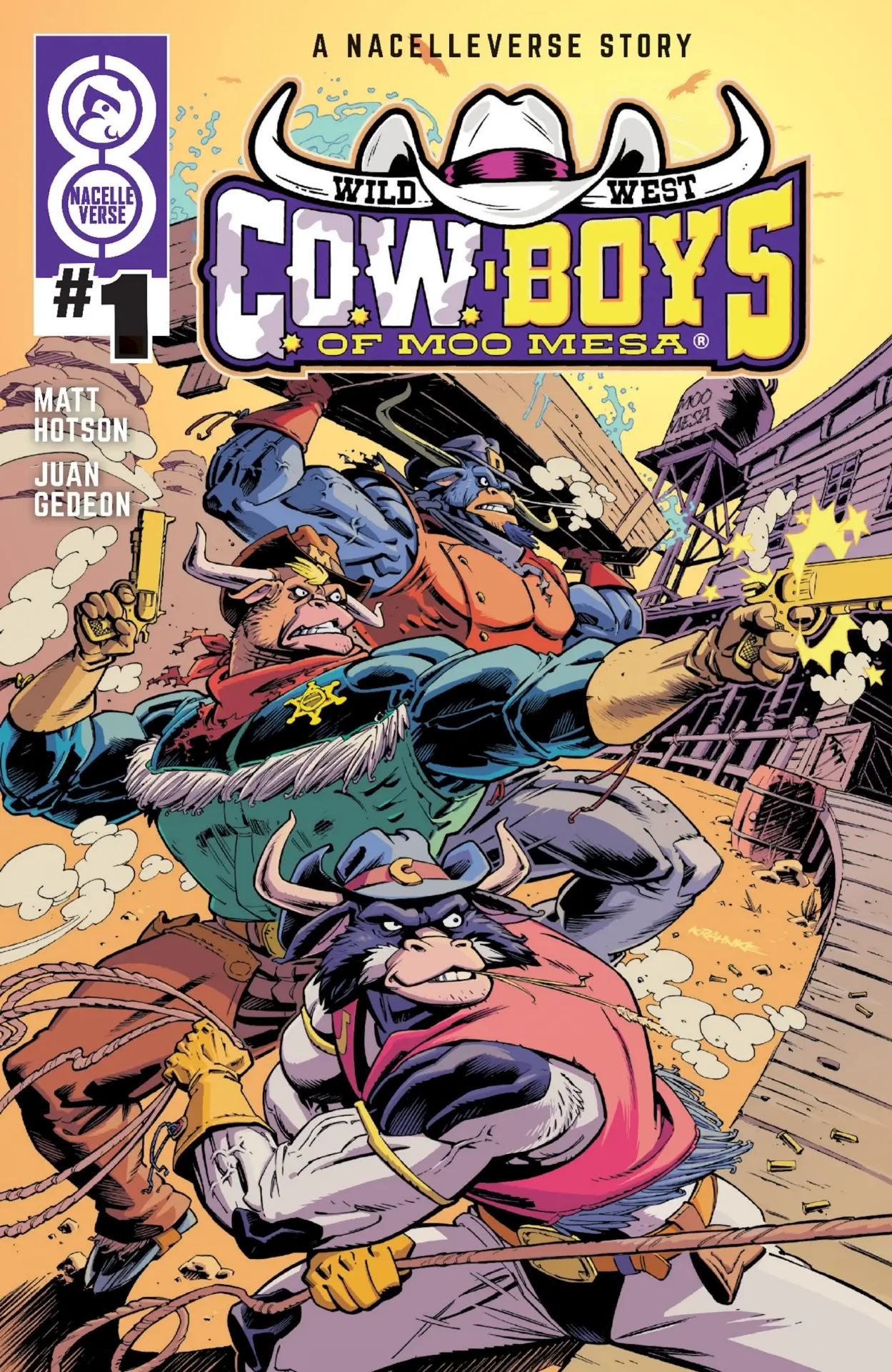 Get Ready To Saddle Up With The Wild West C.O.W.-Boys Of Moo Mesa Comic Book Series