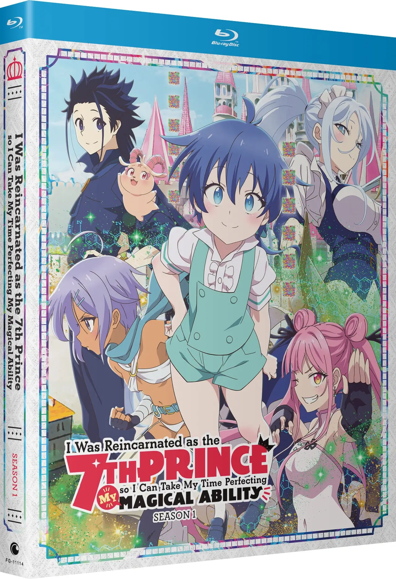 I Was Reincarnated as the 7th Prince so I Can Take My Time Perfecting My Magical Ability Season 1 – Blu-ray front