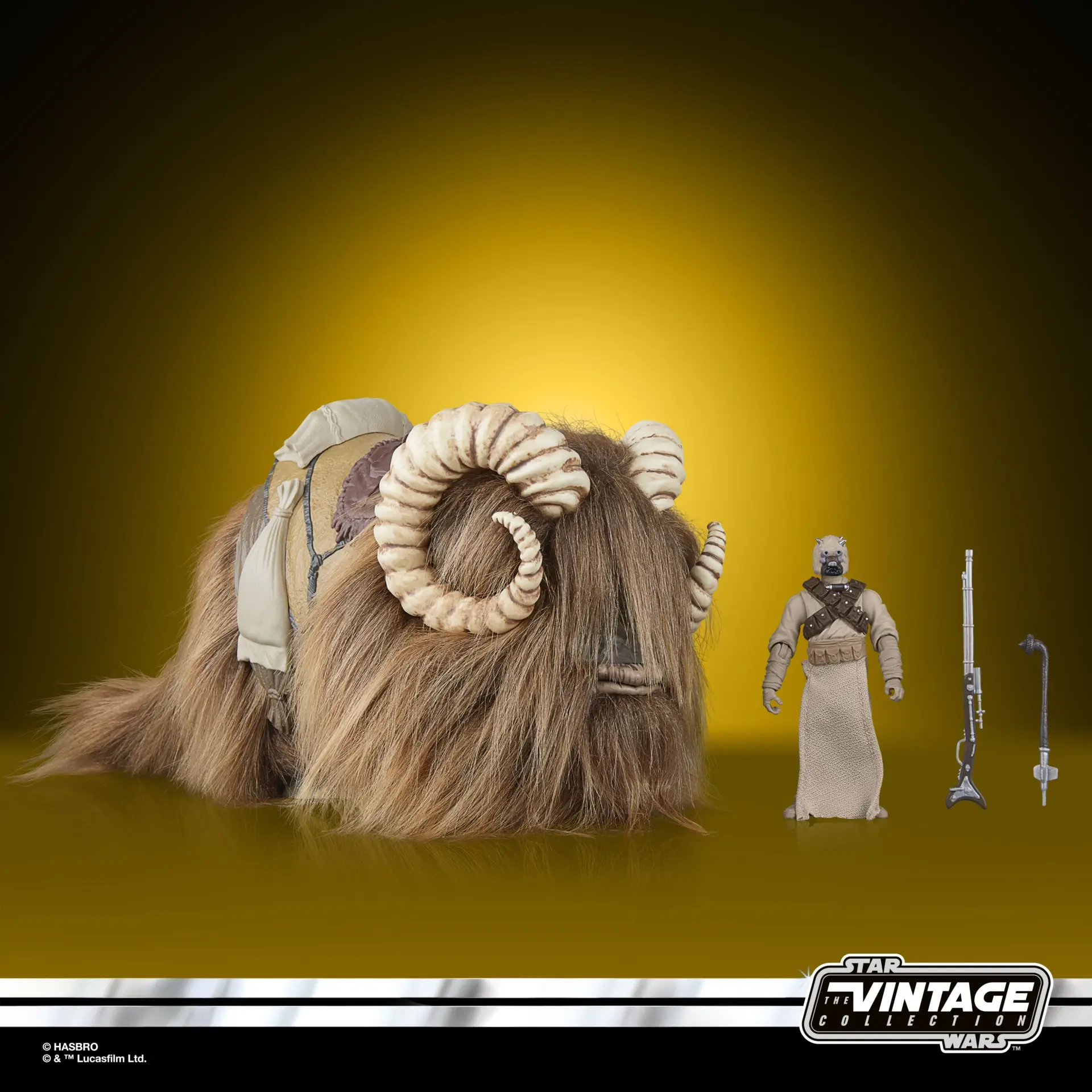 STAR WARS THE VINTAGE COLLECTION BANTHA TUSKEN RAIDER 2 PACK 1