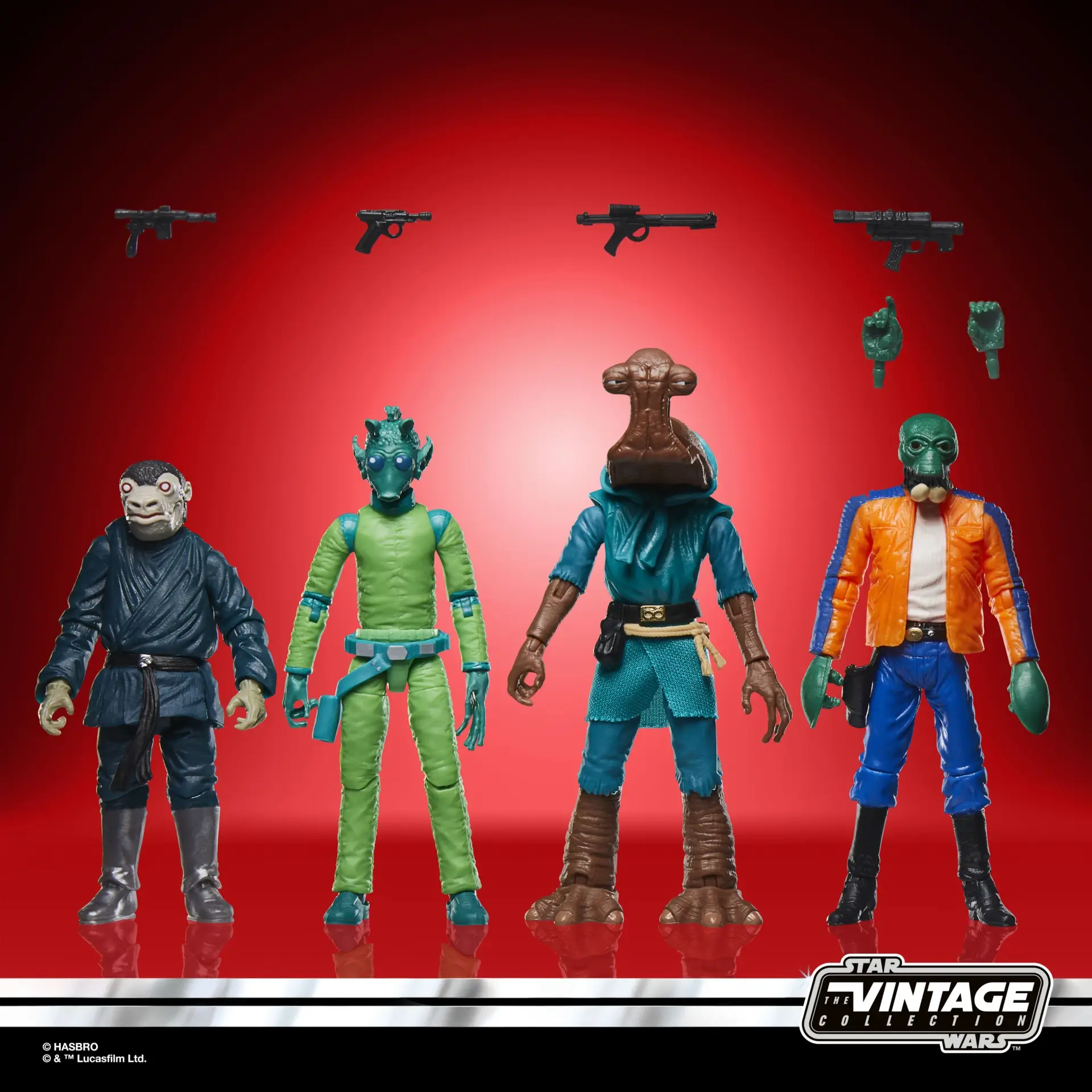STAR WARS THE VINTAGE COLLECTION CANTINA ADVENTURE 4 PACK 4