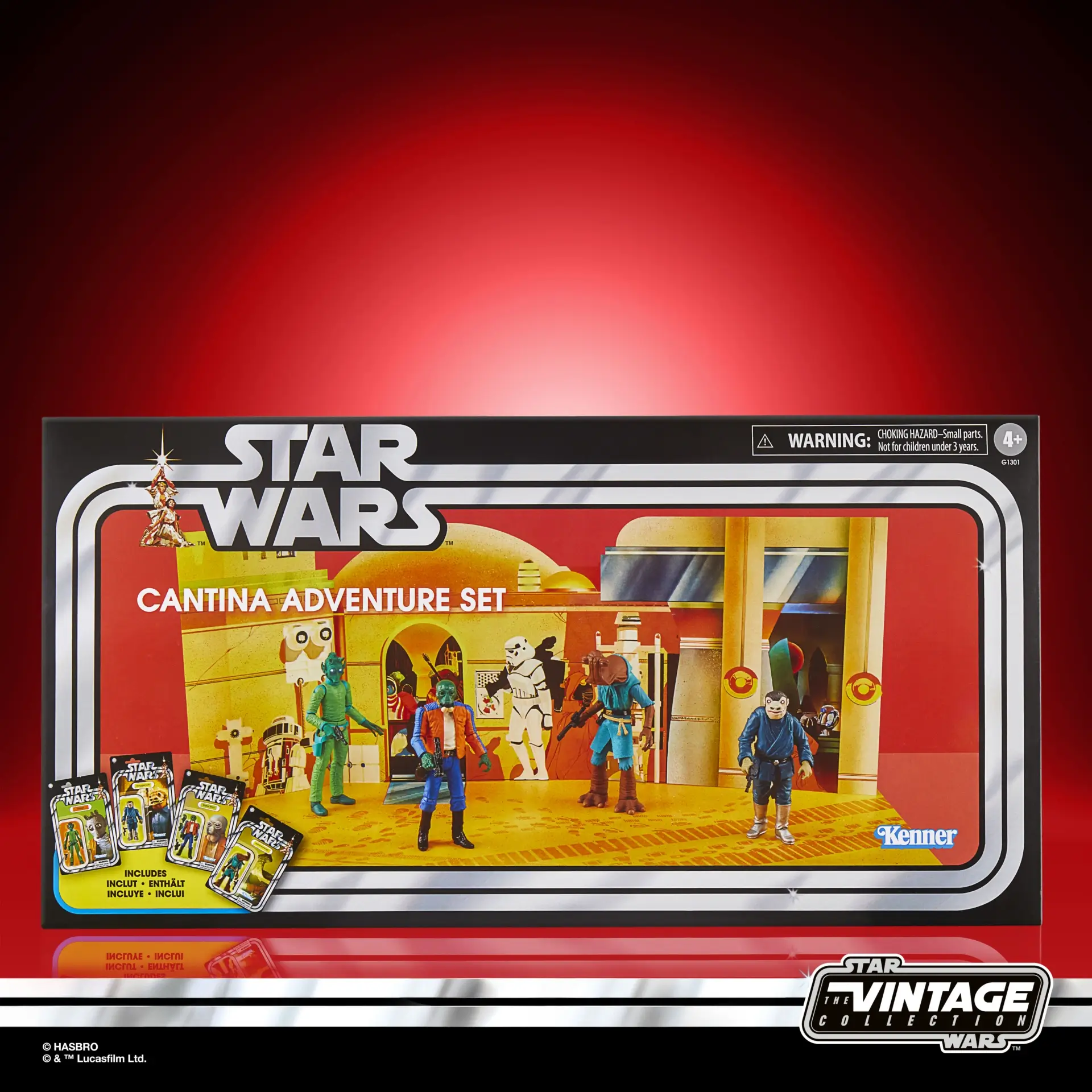 STAR WARS THE VINTAGE COLLECTION CANTINA ADVENTURE 4 PACK Package 1