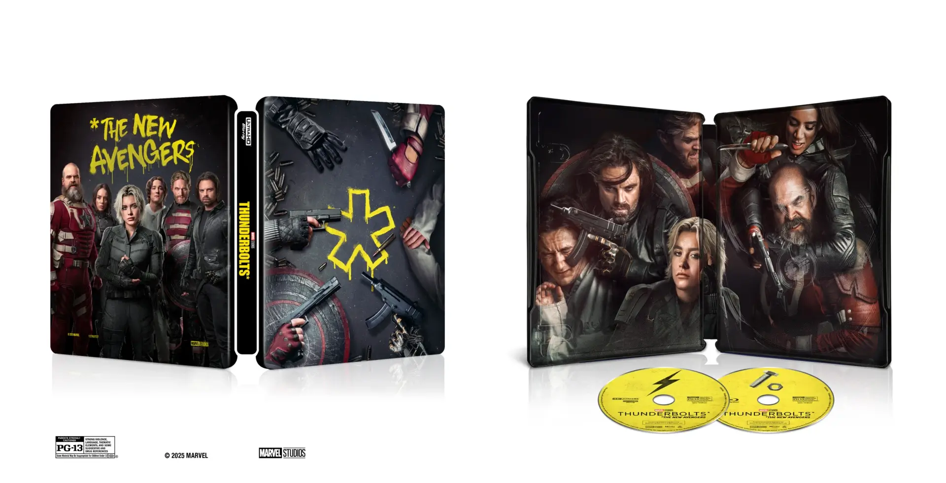 Thunderbolts Steelbook Beauty Shot Exploded