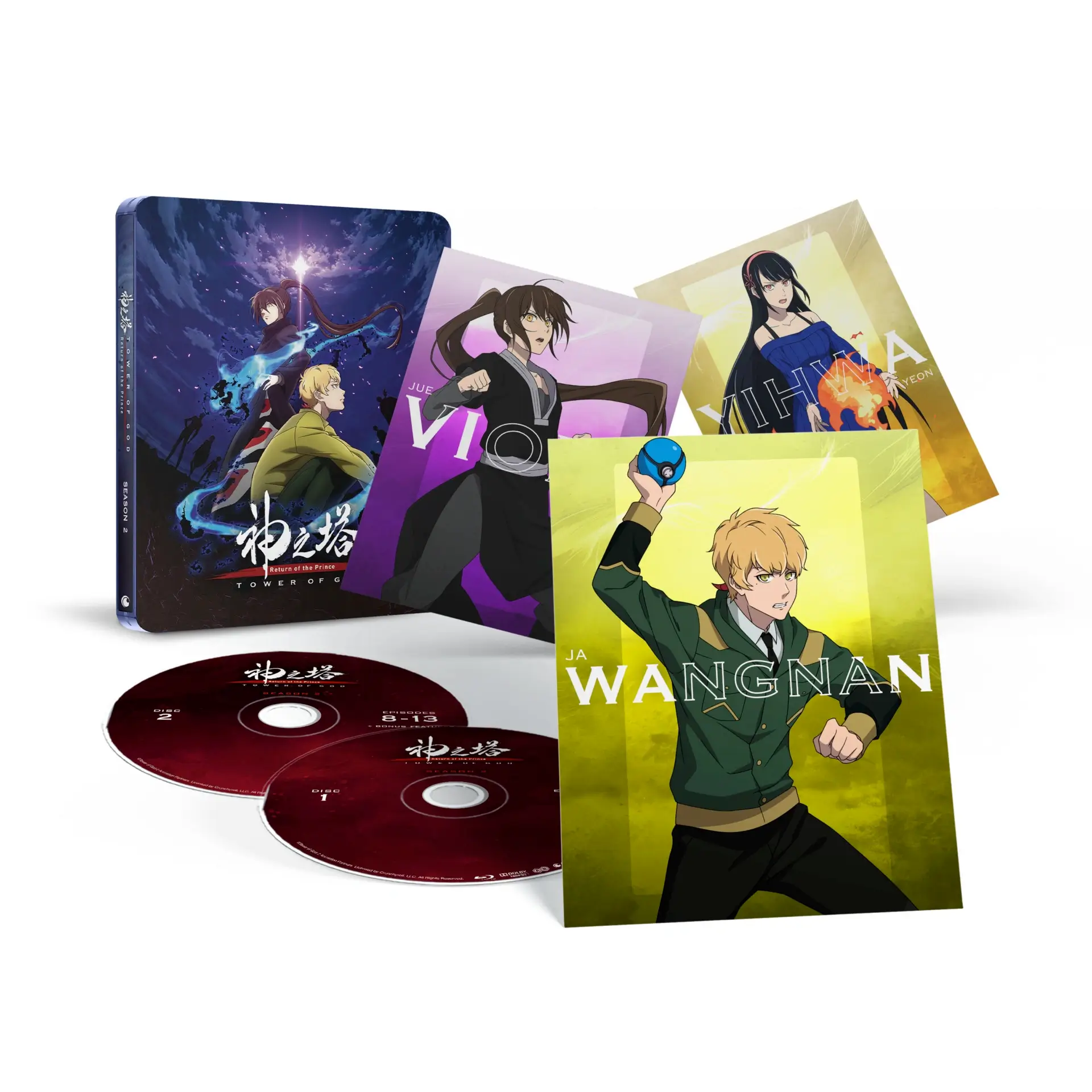 Tower of God: Return of the Prince Season 2 Part 1 – Blu-ray (SteelBook) spread