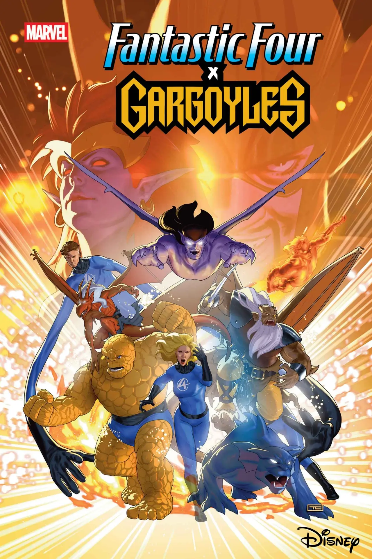 The Fantastic Four & Gargoyles Unite In A Pair Epic One-Shot Comic Books