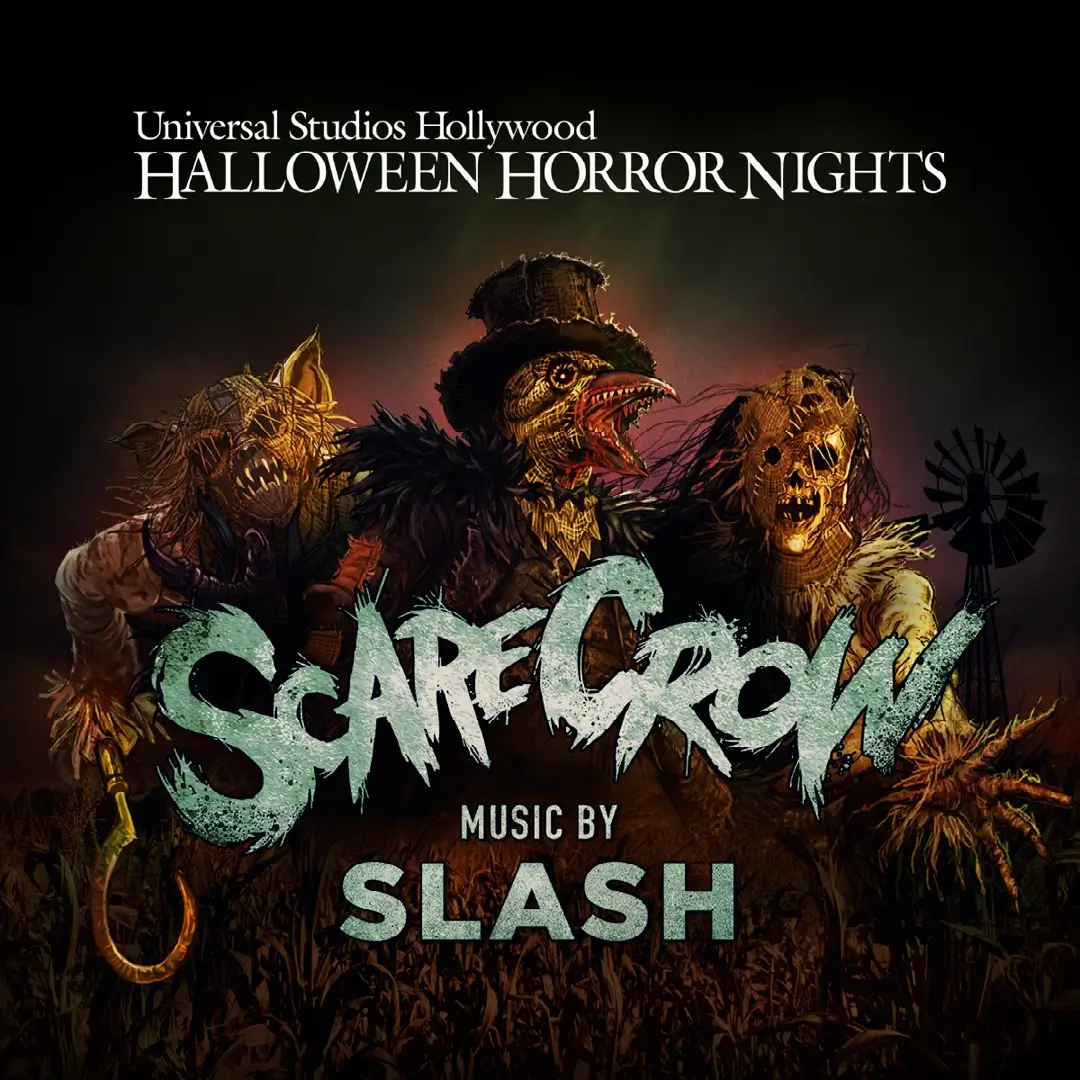 Scarecrow Music By Slash Key Art HHN At USH 2025