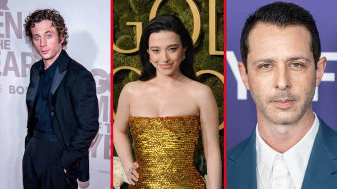 Jeremy Allen White photo by: Loredana Sangiuliano Mikey Madison photo by: Tinseltown Jeremy Strong photo by: lev radin