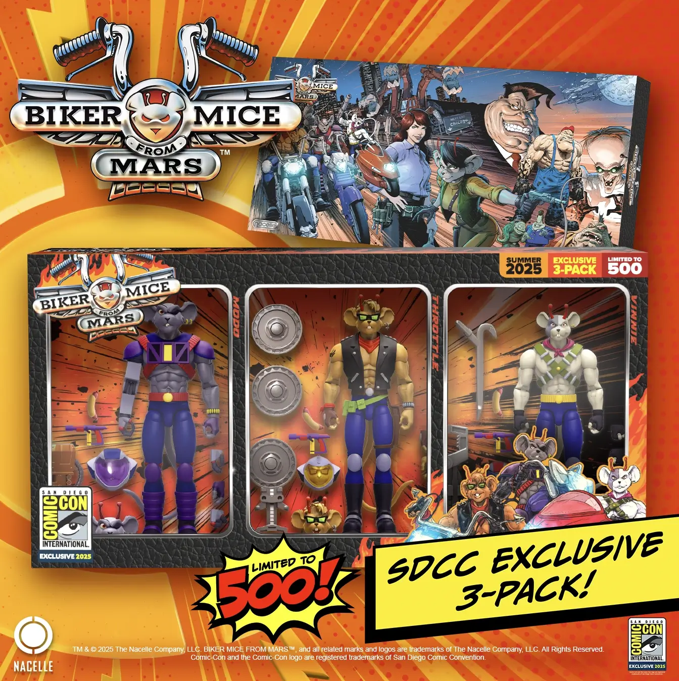 Biker Mice 3 Pack