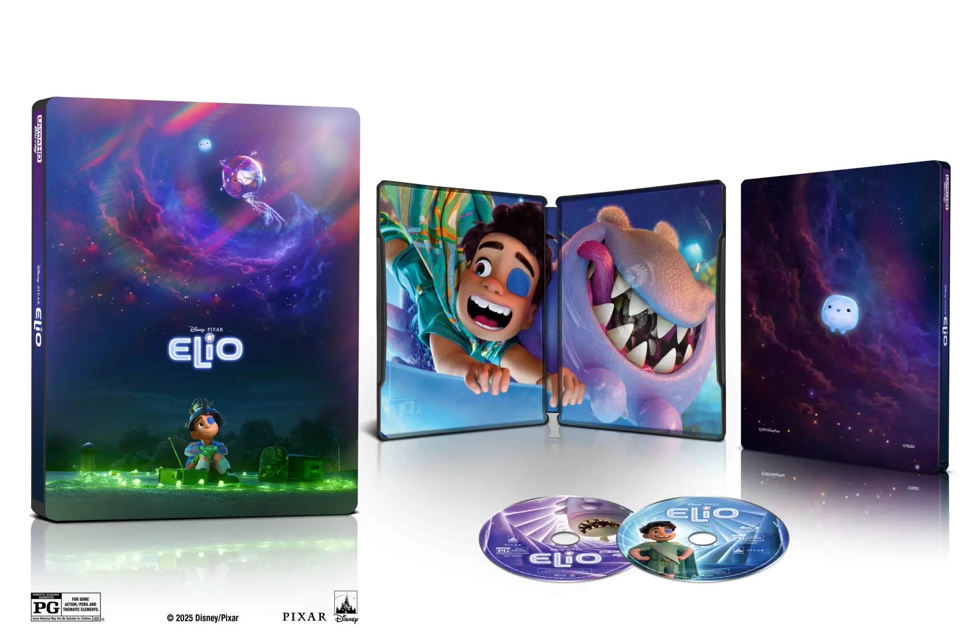 Elio SteelBook exploded