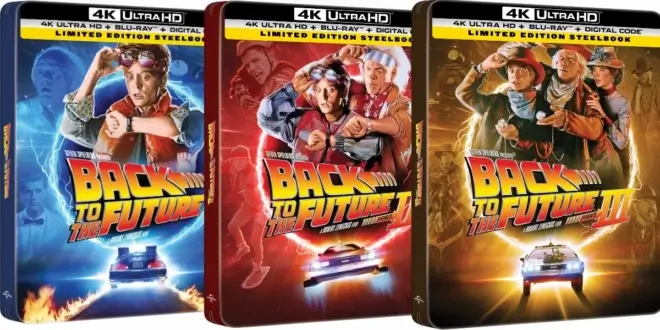'Back To The Future' Gets A 40th Anniversary Limited Edition 4K SteelBook Box Set And Theatrical Re-Release