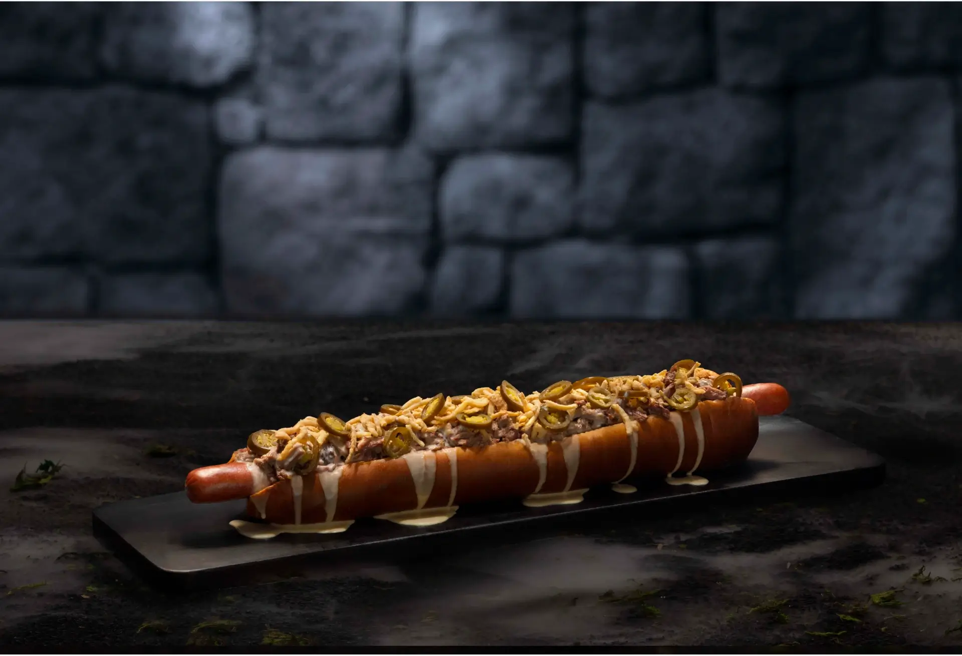 HHN 2025 Crystal Lake Campfire Dog 22 Inch