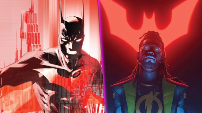 Batman/Static: Beyond #1 variant cover by Dustin Nguyen, Batman/Static: Beyond #1 variant cover by Rahzzah