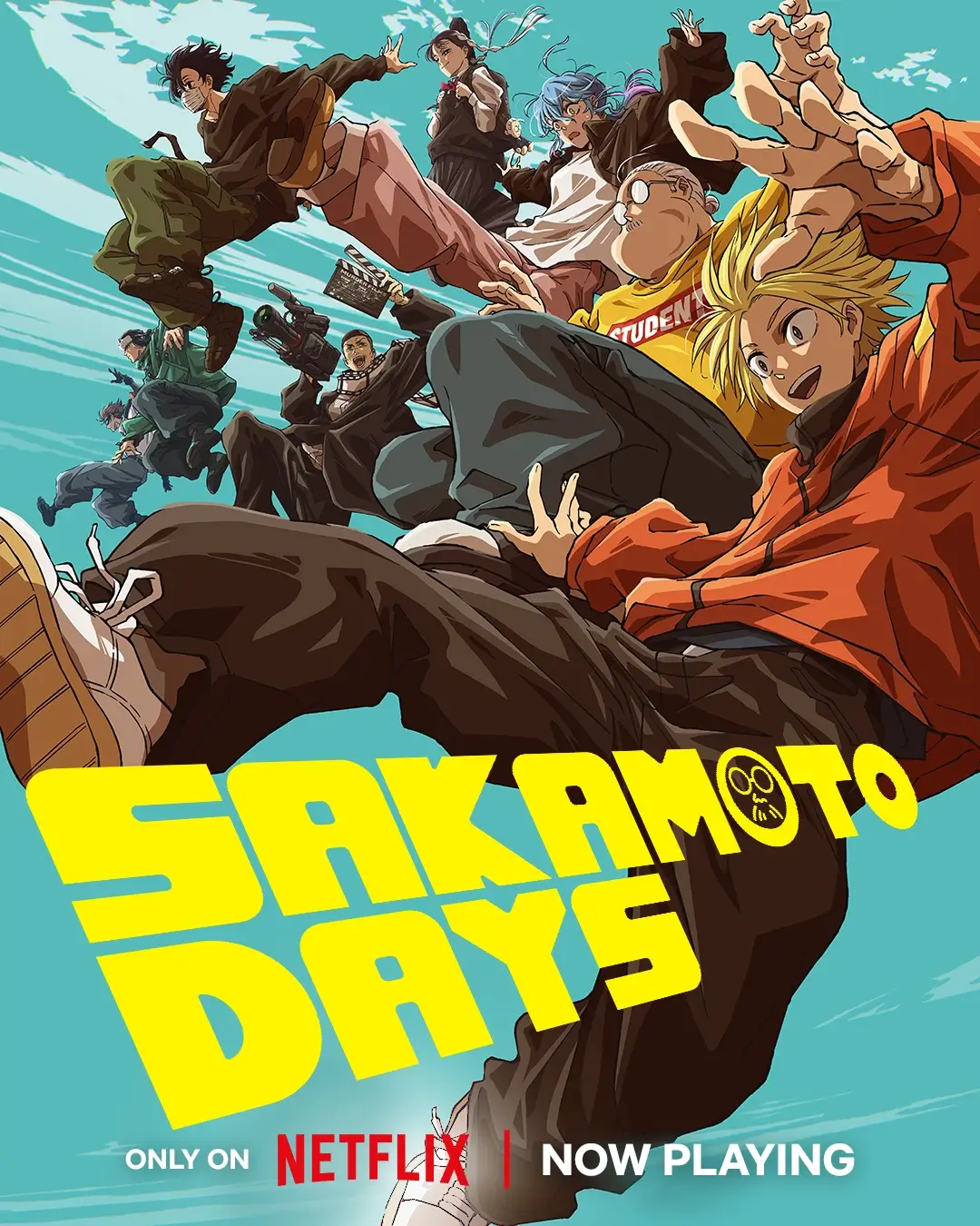 SAKAMOTO DAYS Part 2 NA key art