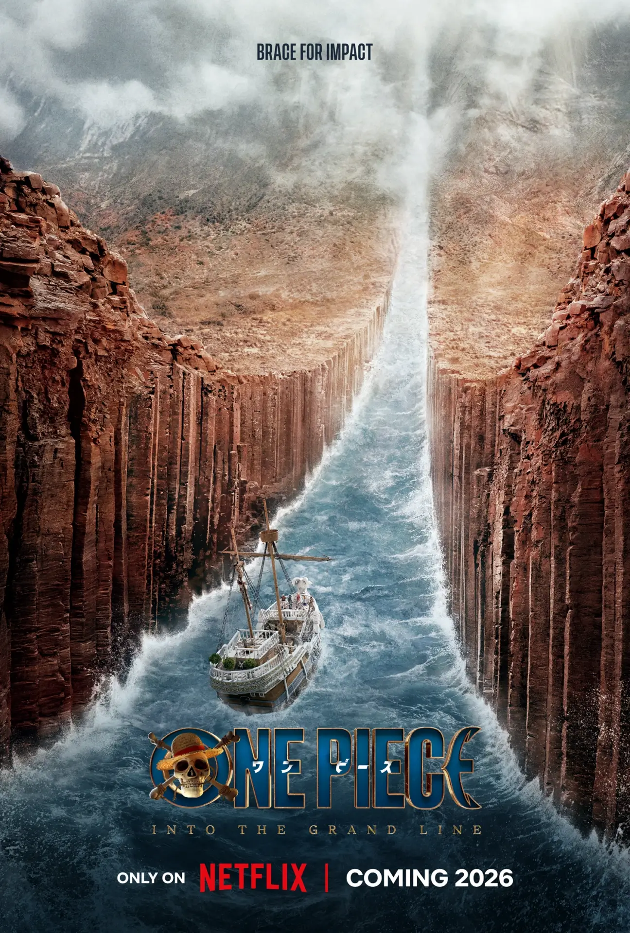 ONE PIECE: Into the Grand Line Reverse Mountain key art