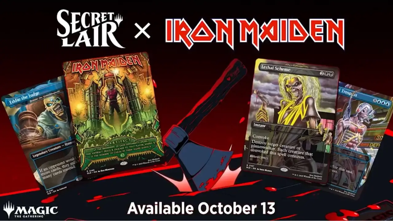 The MTG Secret Lair X Iron Maiden Collab Might Be The Laziest