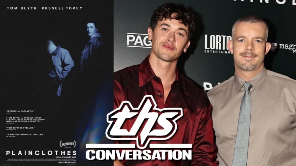 Tom Blyth and Russell Tovey Plainclothes interview