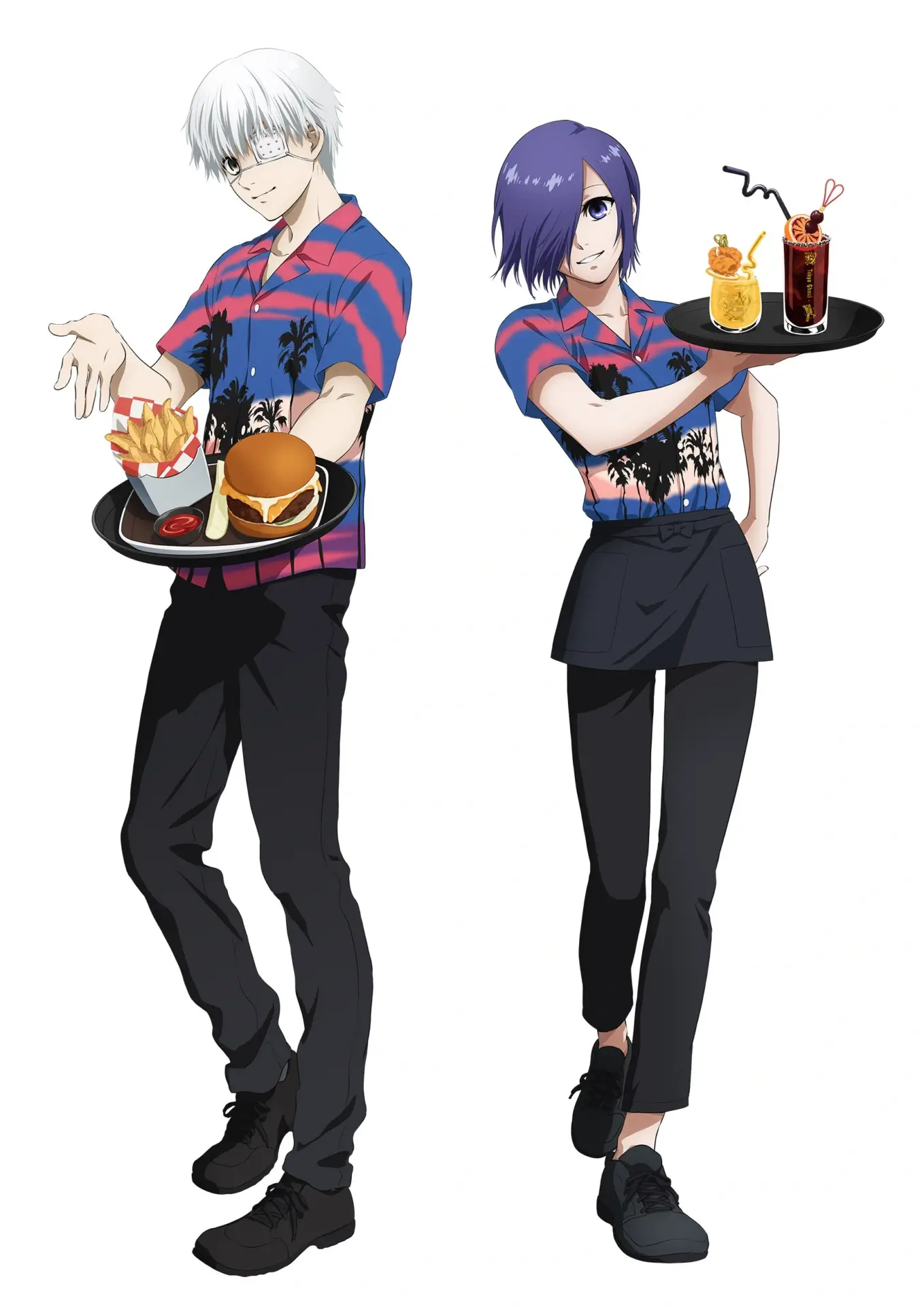 TOKYO GHOUL X PLANET HOLLYWOOD key art