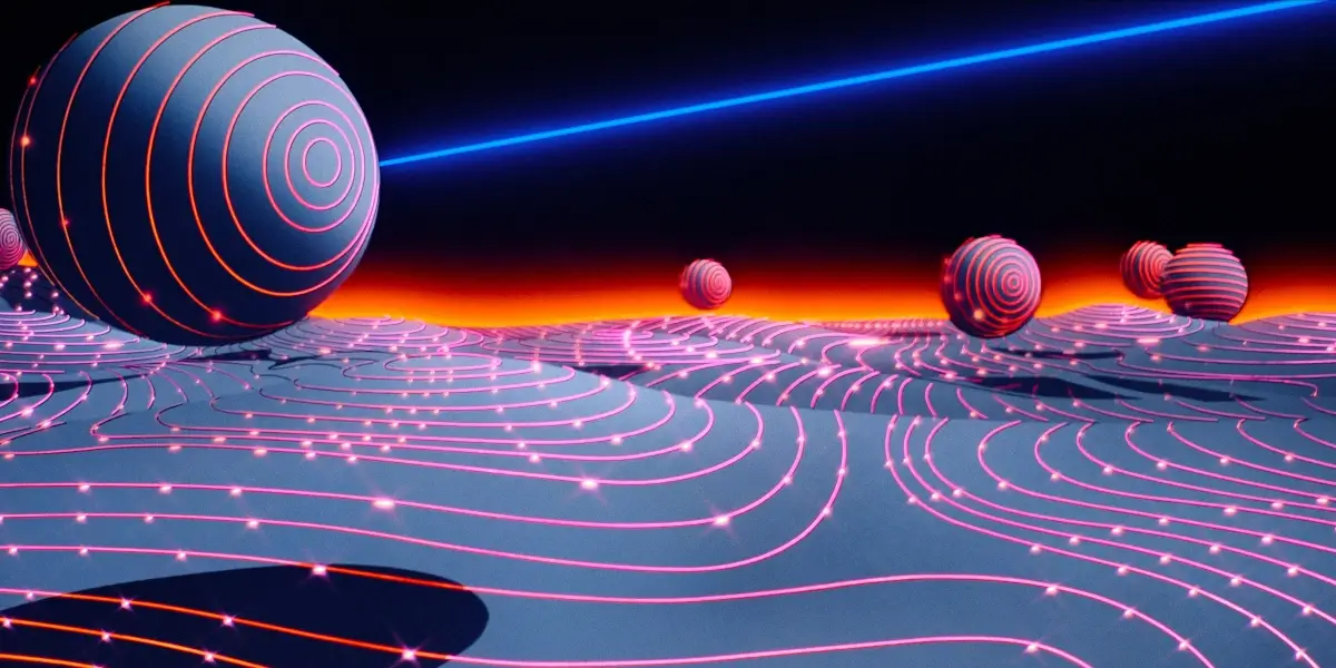 Tron Shot Of The Sea Of Simulation