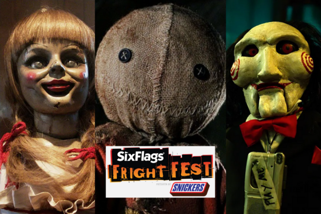 Six Flags Fright Fest 2025_Annabelle, Trick r' Treat, Saw