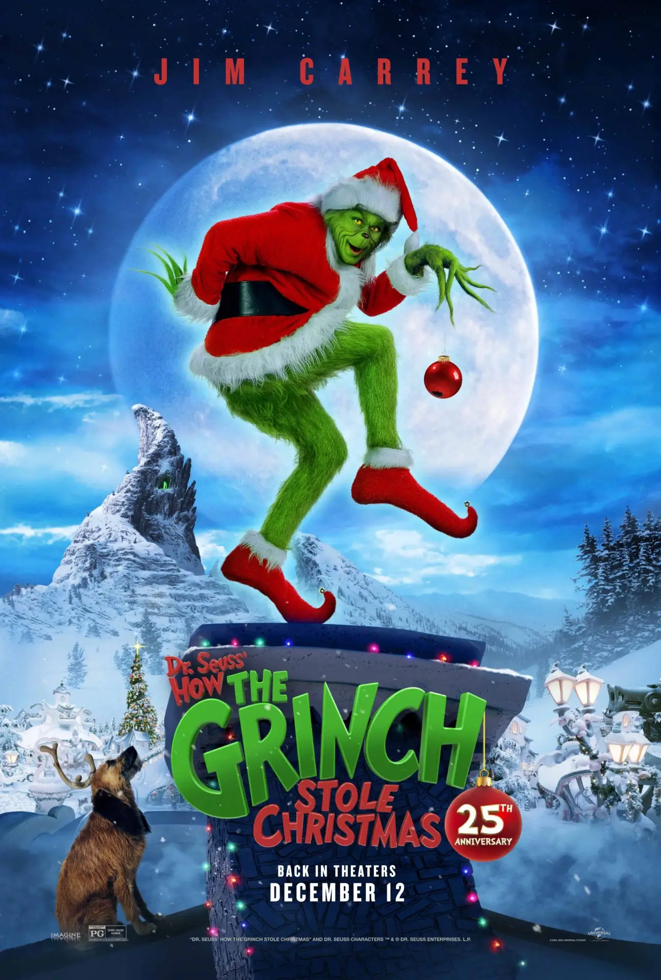 Dr. Seuss’ How the Grinch Stole Christmas 25th anniversary poster