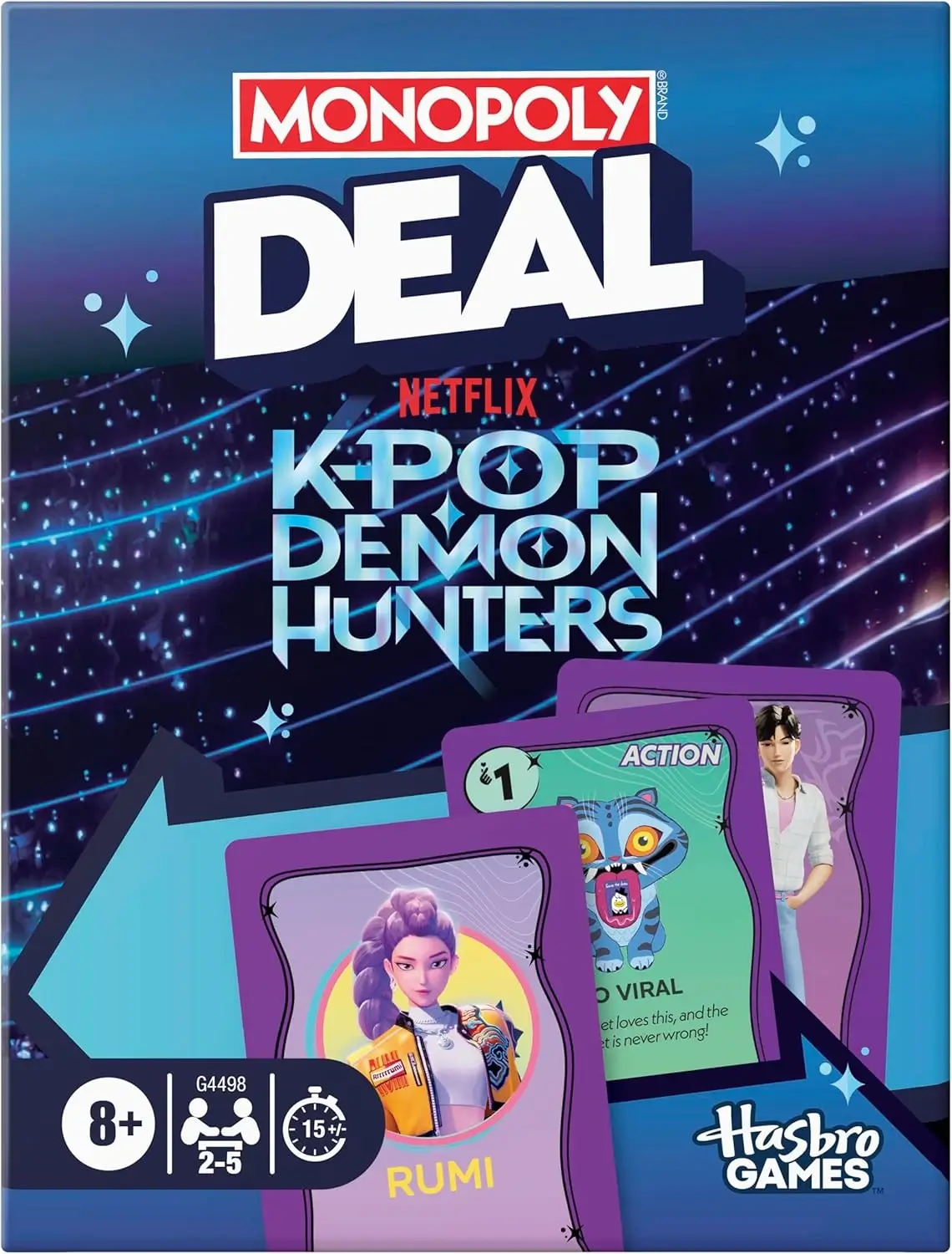 MONOPOLY Deal: KPop Demon Hunters box art