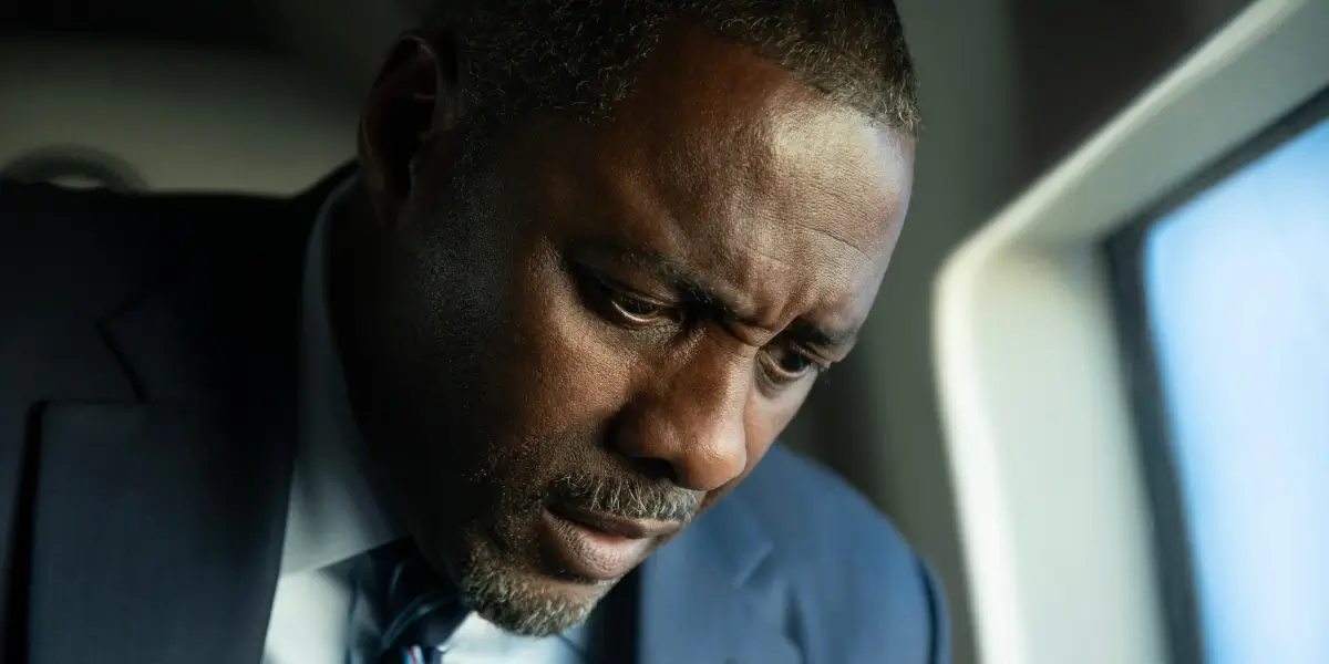 A House Of Dynamite Idris Elba Looks Down With Great Concern